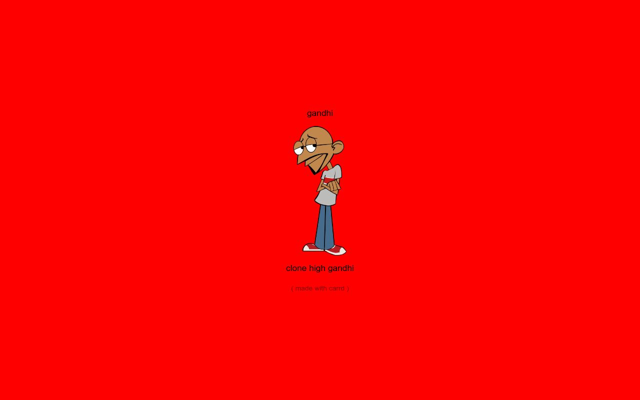 Carrd profile picture for @gandhi
